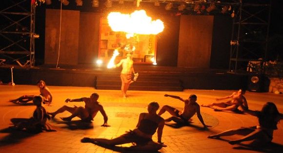 Gli spettacoli in anfiteatro